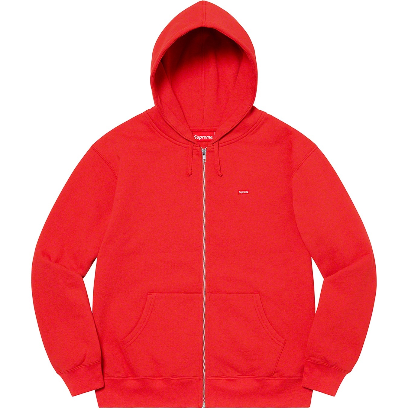 Small Box Zip Up Hooded Sweatshirt view 5